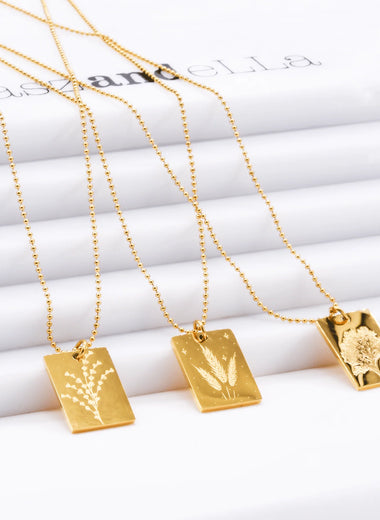 She Is Gold Necklace by eLiasz and eLla