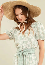 Sunday Floral Tie Top