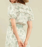Sunday Floral Tie Top