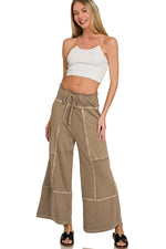 Off the Line Washed Wide Leg Pants