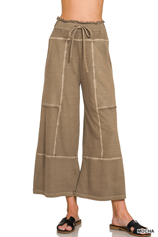Off the Line Washed Wide Leg Pants