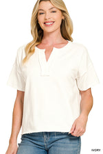 Split Decision French Terry Top