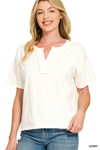 Split Decision French Terry Top