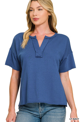 Split Decision French Terry Top