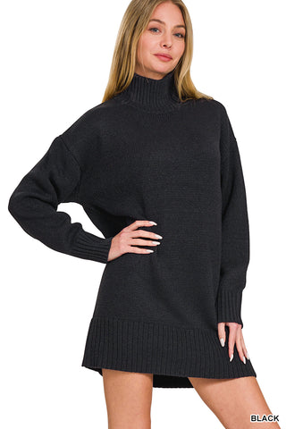 Timeless Turtleneck Sweater Dress
