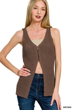 Downtown Hook & Eye Sweater Vest