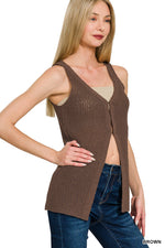Downtown Hook & Eye Sweater Vest