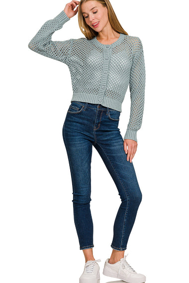 Woven Bloom Cardigan