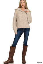 Chalet Zip Knit Sweater