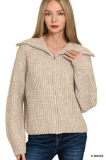 Chalet Zip Knit Sweater