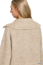 Chalet Zip Knit Sweater