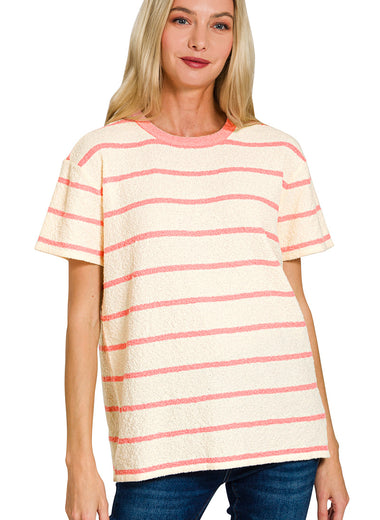 Daybreak Stripe Pullover Tee