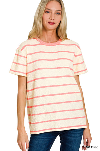 Daybreak Stripe Pullover Tee