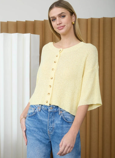 Harper Button Knit