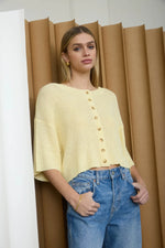 Harper Button Knit