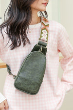 The Hudson Vegan Leather Sling Bag