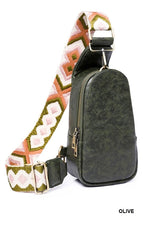 The Hudson Vegan Leather Sling Bag