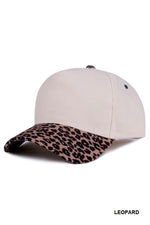 Cheetah Corduroy Cap