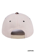 Cheetah Corduroy Cap