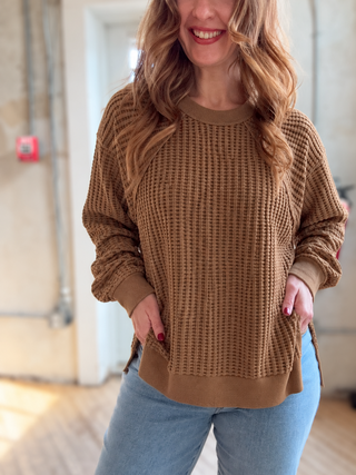Brunch Club Waffle Pullover