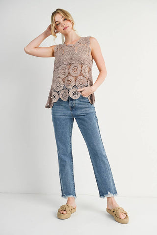 Freestone High-rise Straight Leg Denim Jean