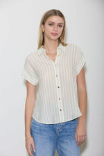 Amie Stripe Button Down