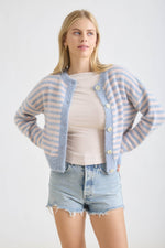Parlor Stripe Knit Cardigan