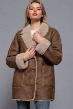Brixton Coat Faux Leather Coat