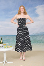 Stilla Dot Midi Dress