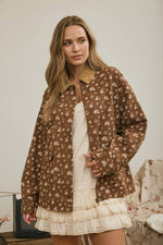 Pressed Flowers Corduroy Jacket *Pre-sale