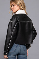 Novelle Faux Leather Jacket