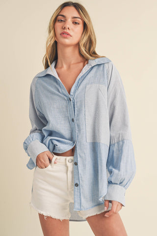 Shia Button Tunic Top