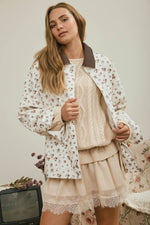 Pressed Flowers Corduroy Jacket *Pre-sale