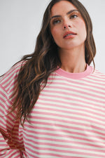Seattle Stripe Long Sleeve Top