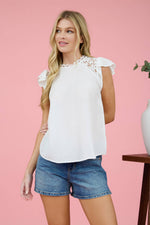 Juliet Lace Panel Top