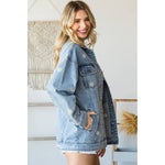 Dancing Daisy Overszied Denim Jacket