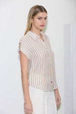 Amie Stripe Button Down
