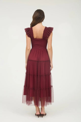 Dahlia Dot Midi Dress