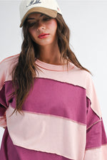 Chicago Long Sleeved Contrast Top