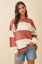 Chicago Long Sleeved Contrast Top