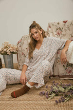 Blooming FIelds Ribbed Top