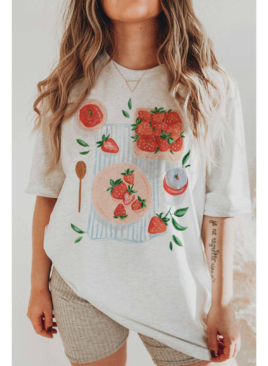 Strawberry Picnic Graphic Tee