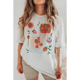 Strawberry Picnic Graphic Tee