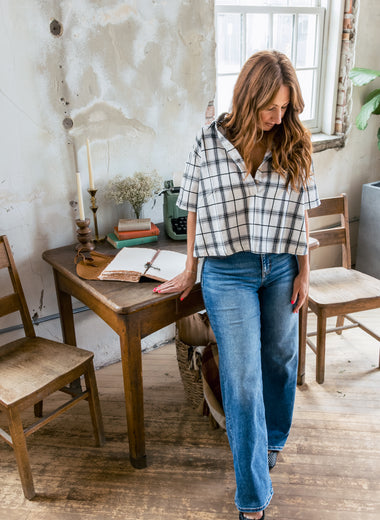 Cabin Plaid Top