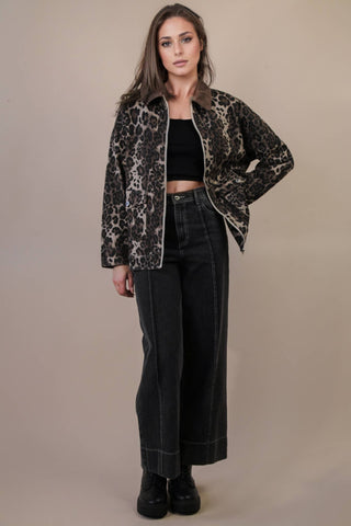Lennox Cheetah Barn Jacket