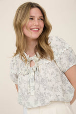Florence Double Tie Blouse