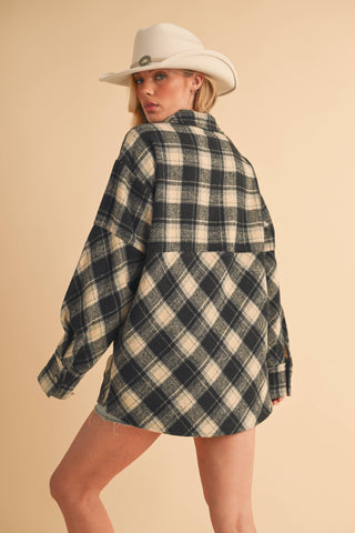 Mya Plaid Pullover