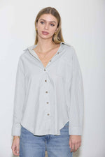 Romy Stripe Button Down