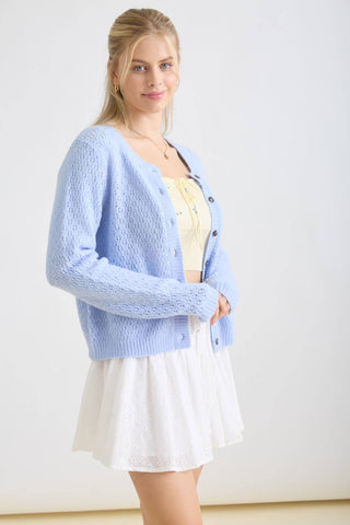 Petal Veil Cardigan