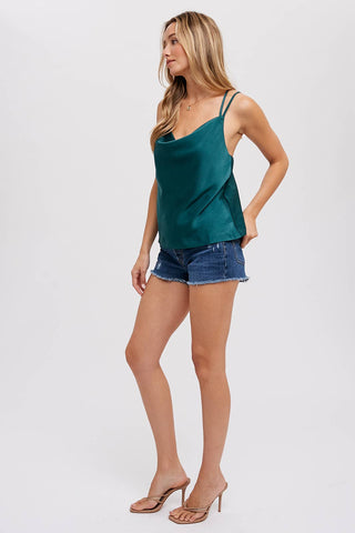 Empress Silk Cowl Neck Cami